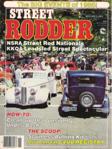 STREET RODDER 1985 NOV - UNDERDASH CLEANUP, INSTALLING A ROLL CAGE